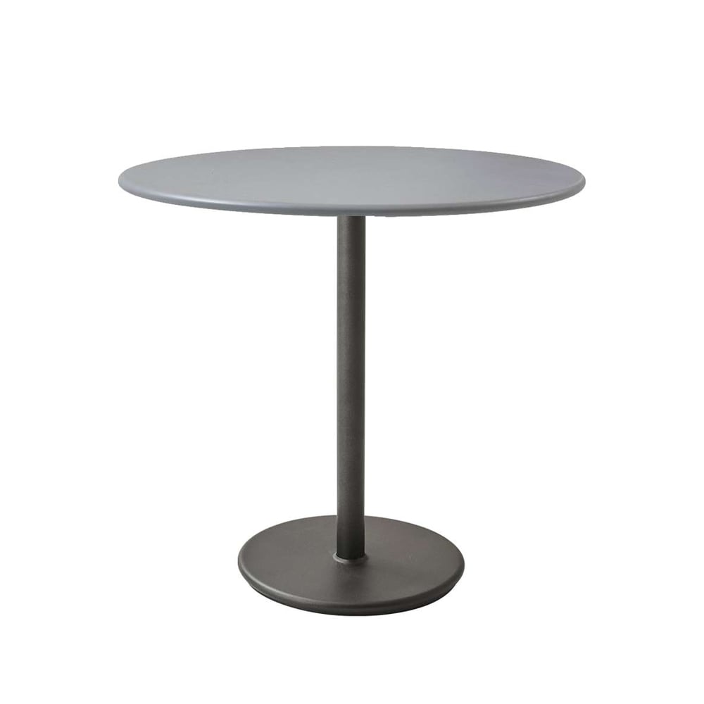 Cane-line Go kafébord Ø80 cm Light grey-lava grey
