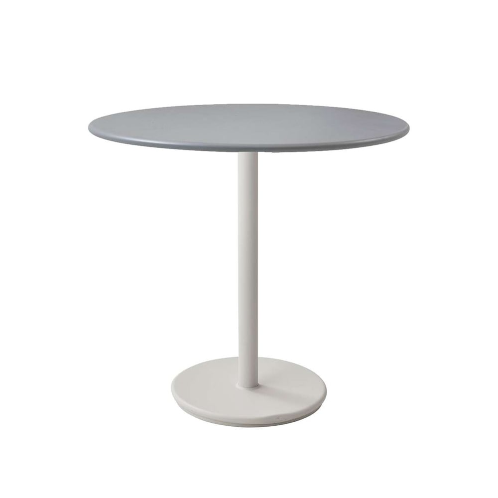 Cane-line Go kafébord Ø80 cm Light grey-white