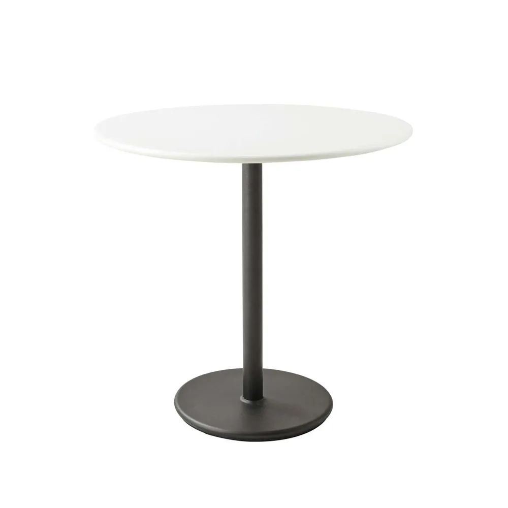Go kafébord Ø80 cm, White-lava grey Cane-line
