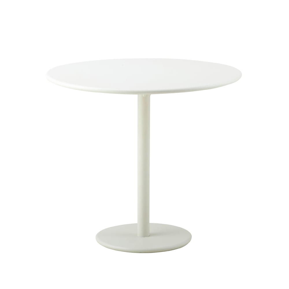 Cane-line Go kafébord Ø80 cm White-white