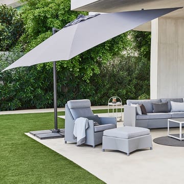 Hyde Luxe Tilt parasoll 300x300 cm - Antrasitt - Cane-line