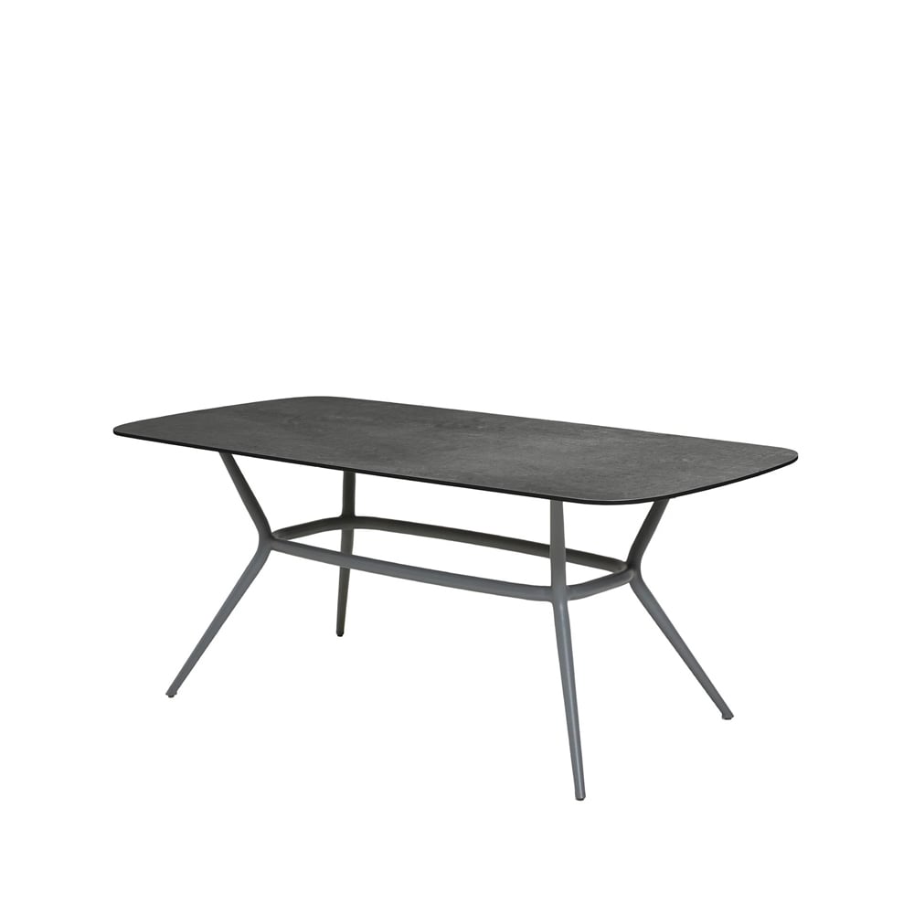 Bilde av Cane-line Joy spisebord ovalt Dark grey-ljusgrå