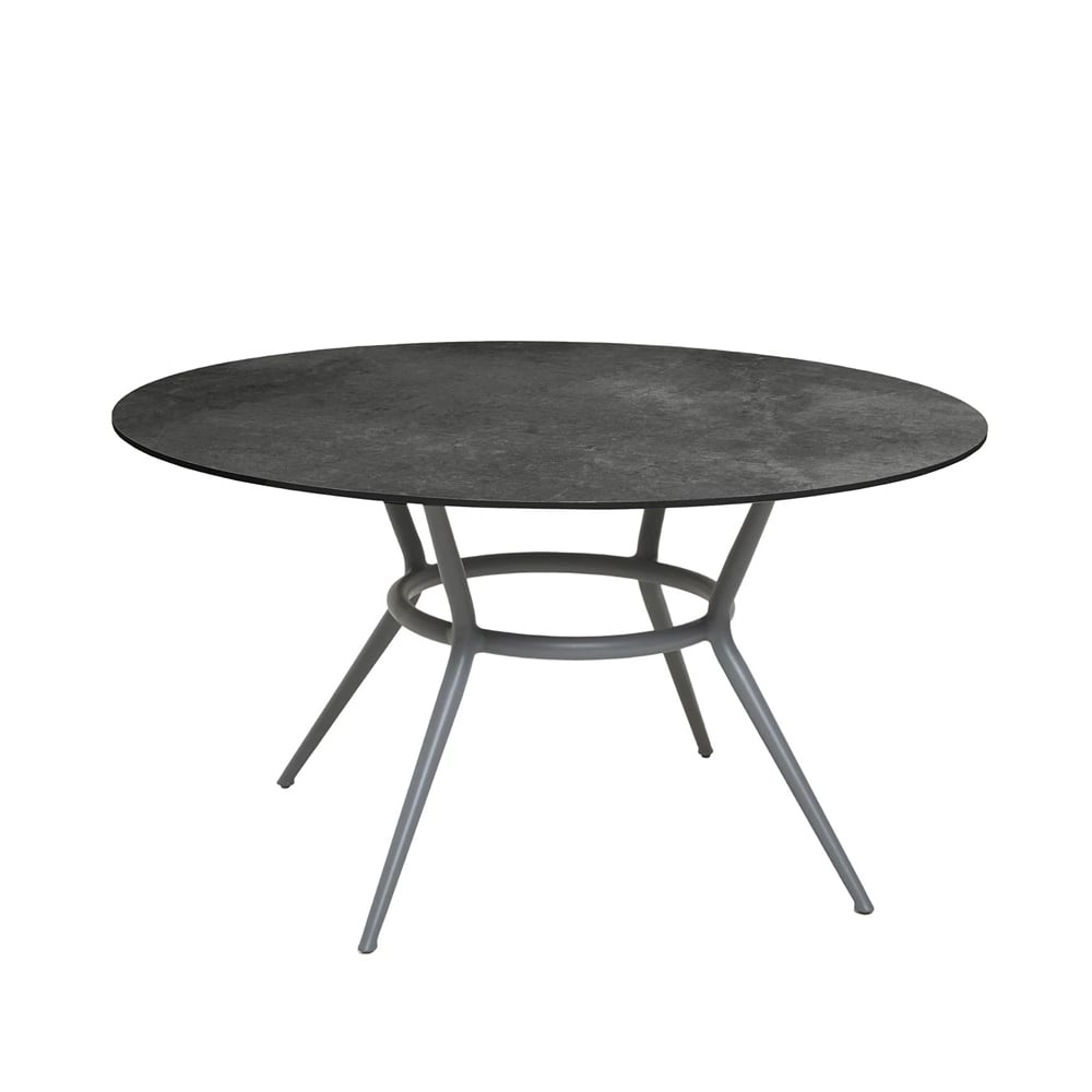 Bilde av Cane-line Joy spisebord rundt Dark grey-lysegrå Ø144 cm