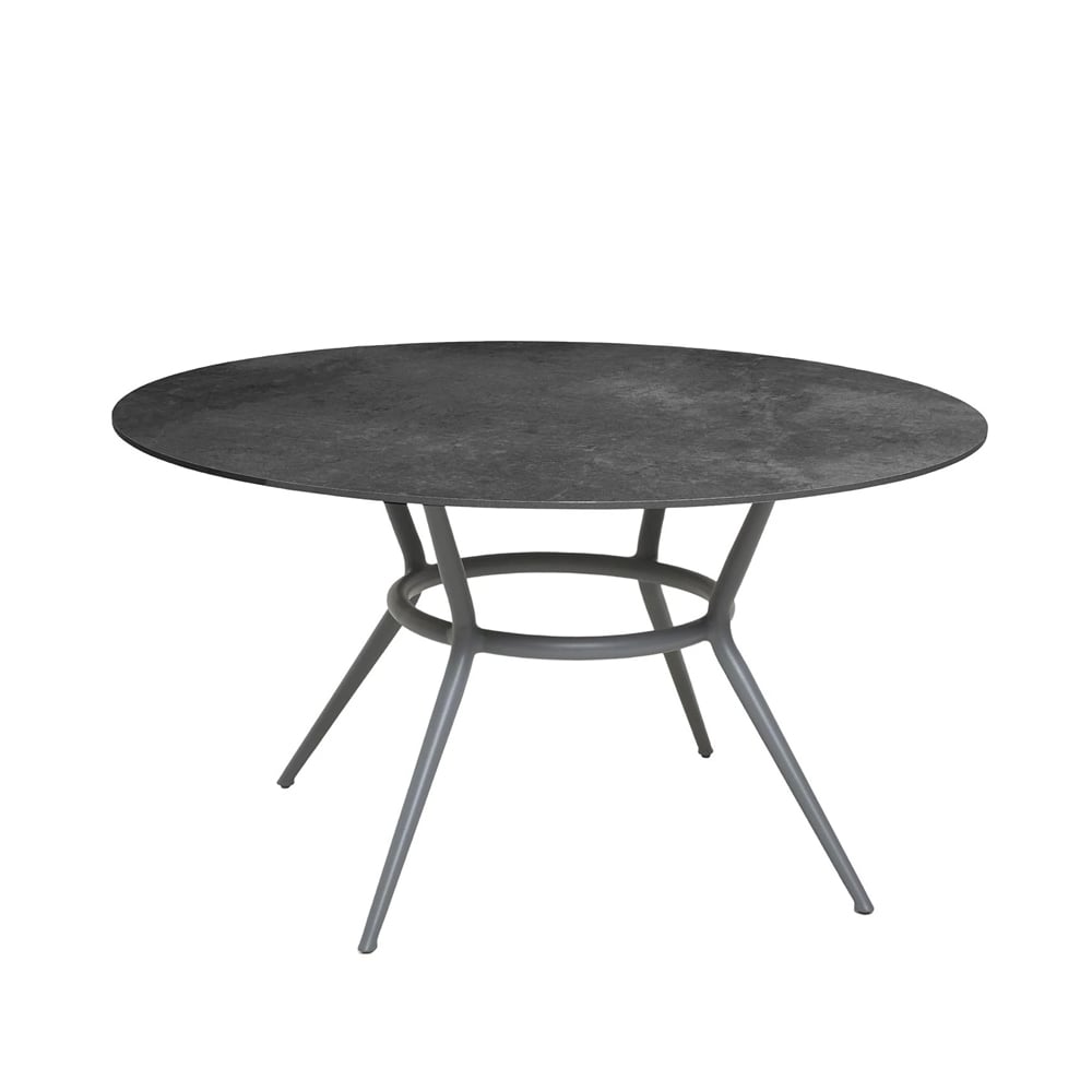 Bilde av Cane-line Joy spisebord rundt Fossil black-lysegrå Ø144 cm