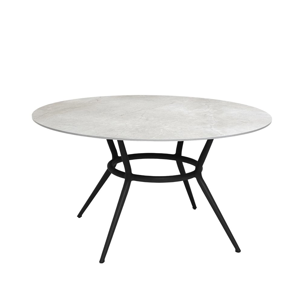 Cane-line Joy spisebord rundt Fossil grey-lava grey Ø144 cm