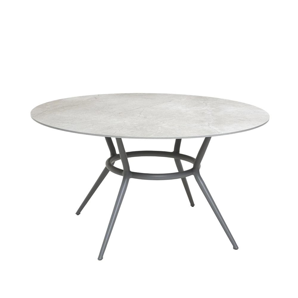 Bilde av Cane-line Joy spisebord rundt Fossil grey-lysegrå Ø144 cm
