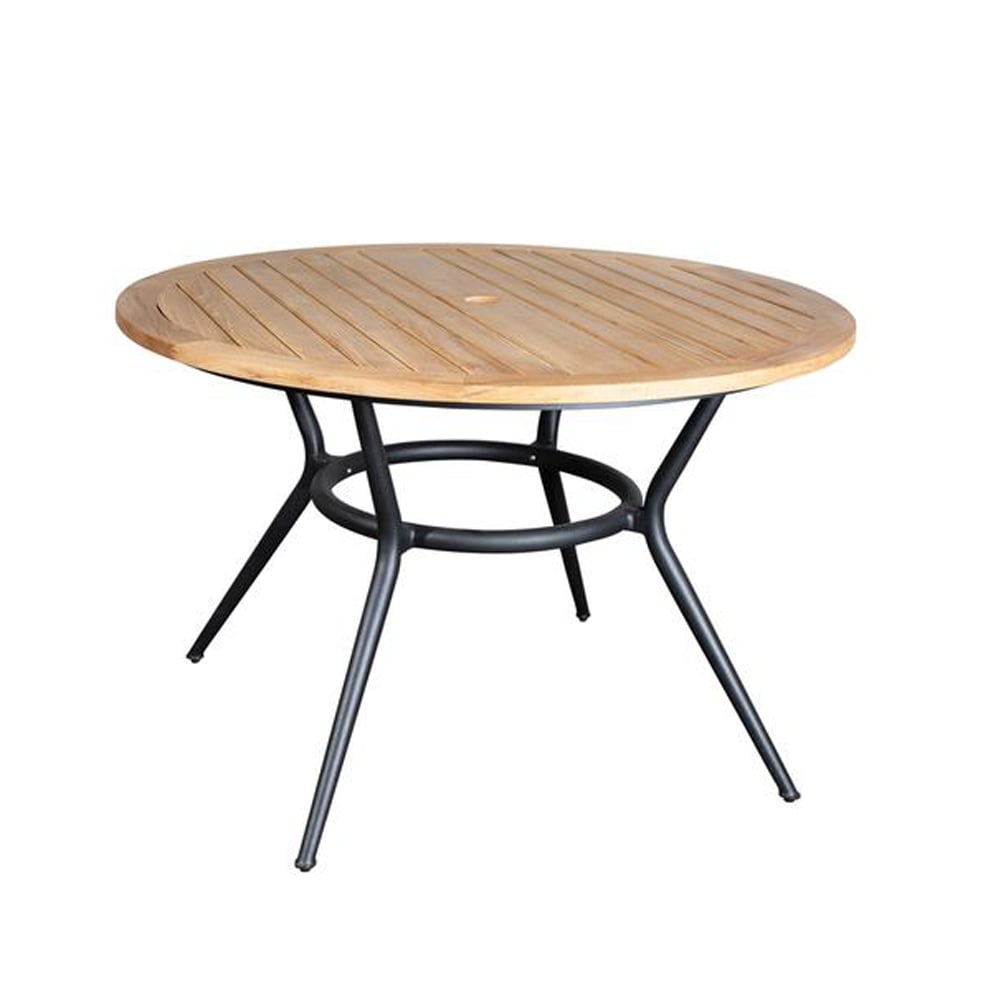 Cane-line Joy spisebord rundt Teak-lava grey Ø120 cm