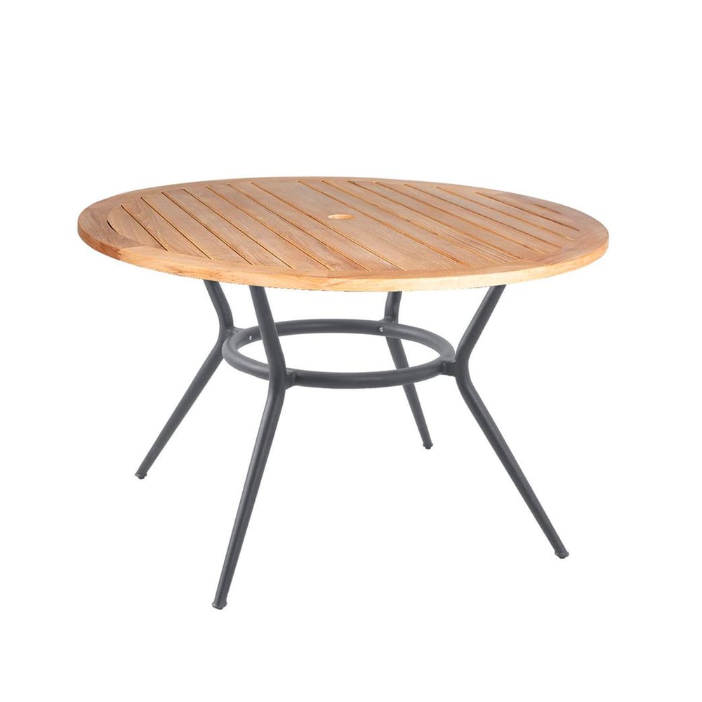 Cane-line Joy spisebord rundt Teak-lysegrå Ø120 cm