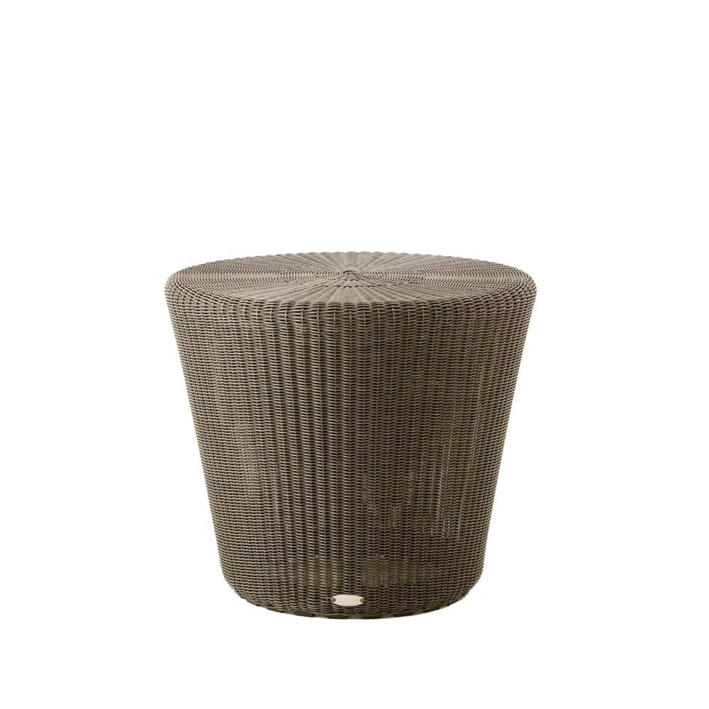 Cane-line Kingston bord/fotpall Ø46 cm Mocca
