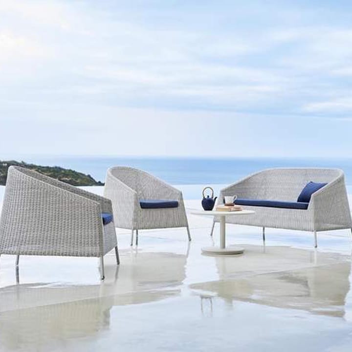 Kingston loungesofa 2-seter, White grey Cane-line