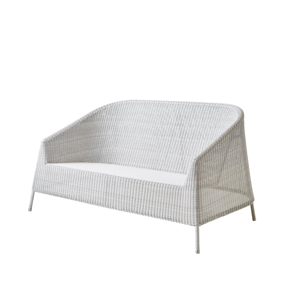Cane-line Kingston loungesofa 2-seter White grey | Skandinavisk Design | Hvit