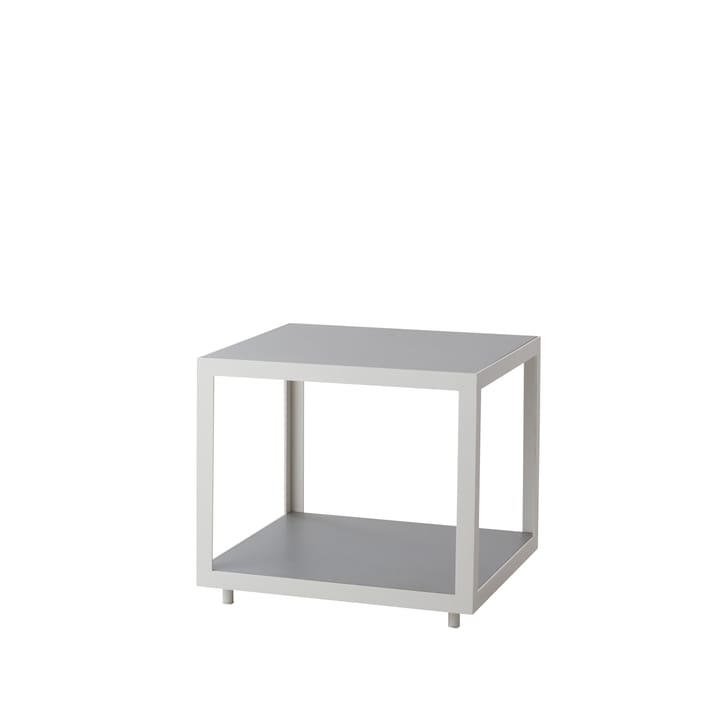 Level sidebord - Light grey, keramik, hvitt stativ - Cane-line