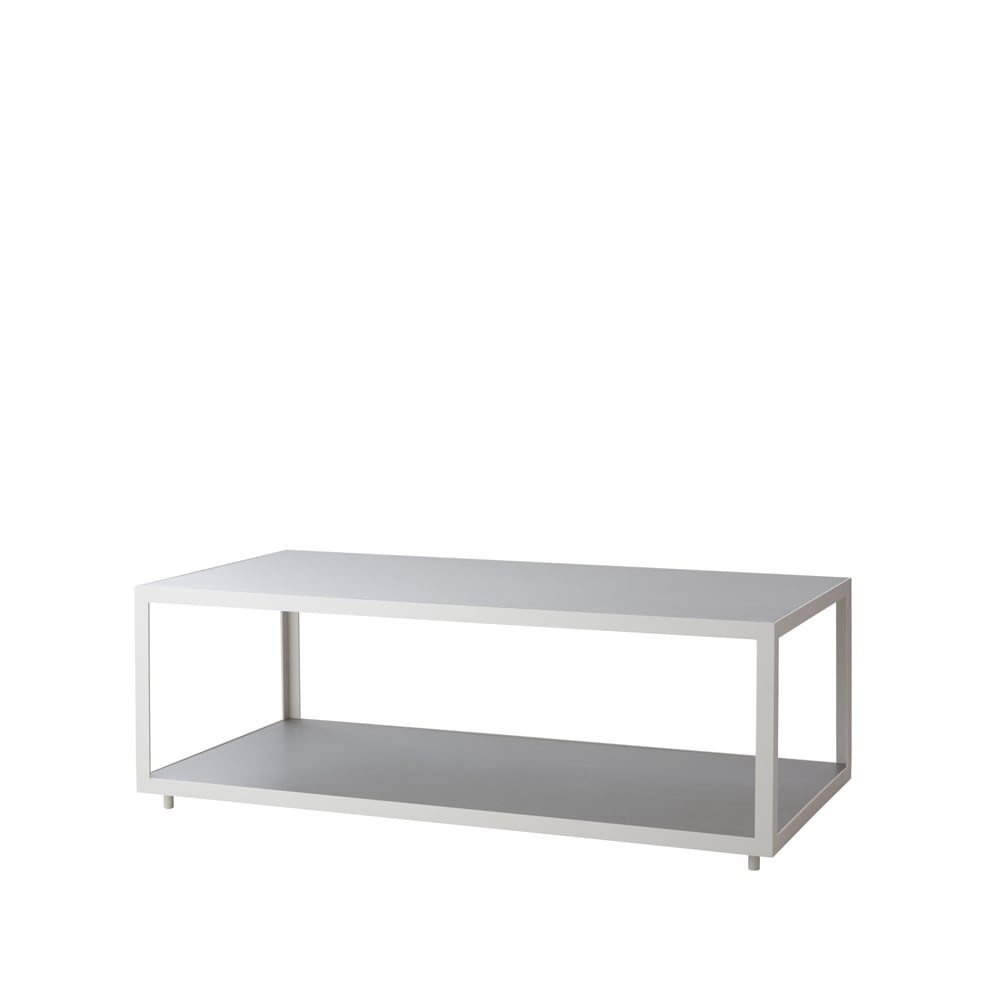 Cane-line Level sofabord keramikk 62x122 cm Light grey-white