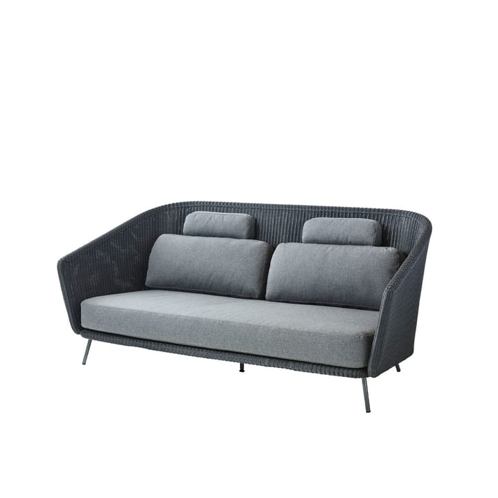 Mega 2-seters sofa - Graphic, grå puter - Cane-line