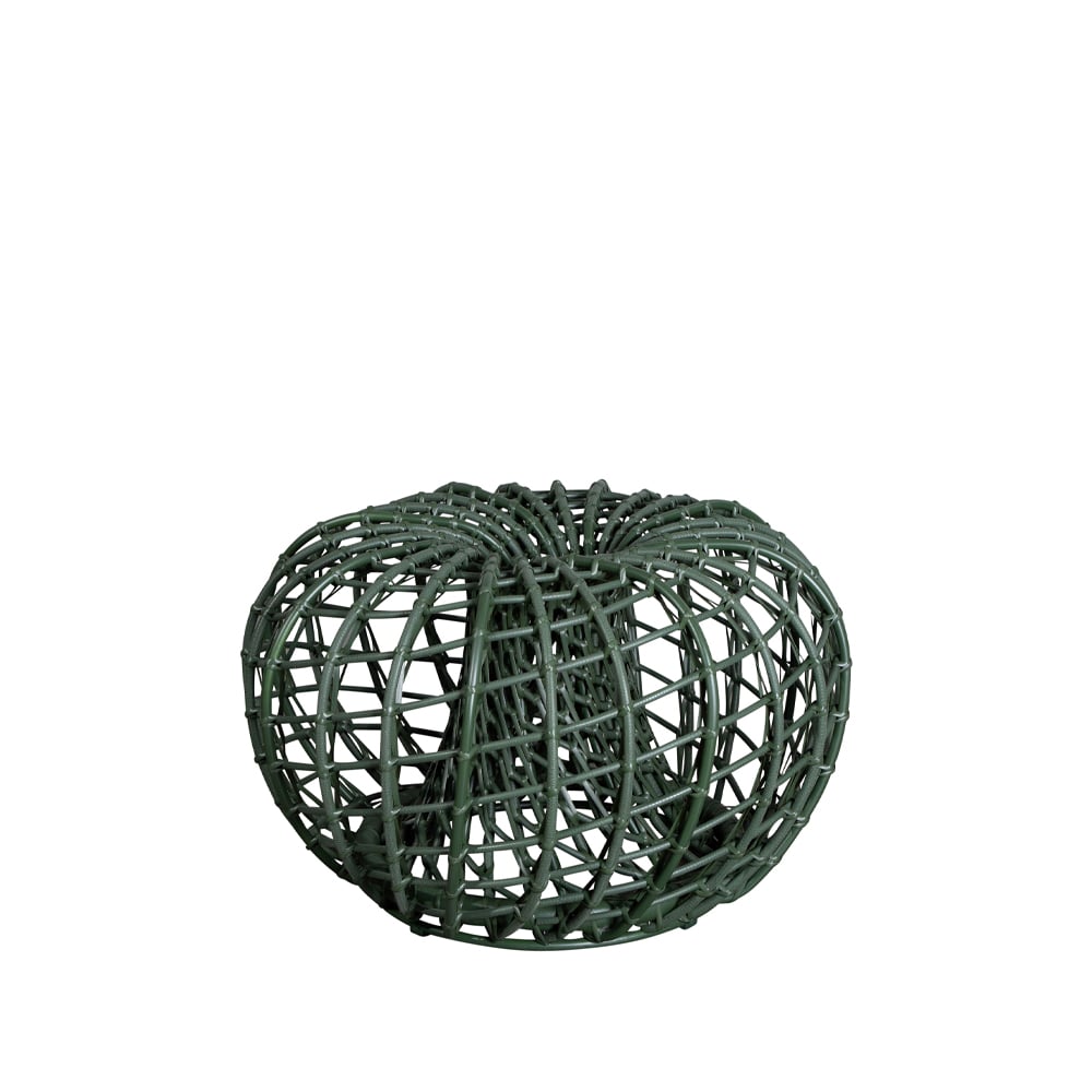 Cane-line Nest bord/fotpall Dark green, liten
