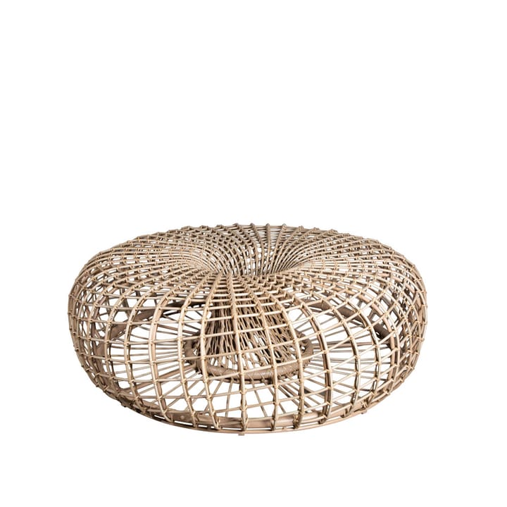 Nest bord/fotpall - Natural, stor - Cane-line