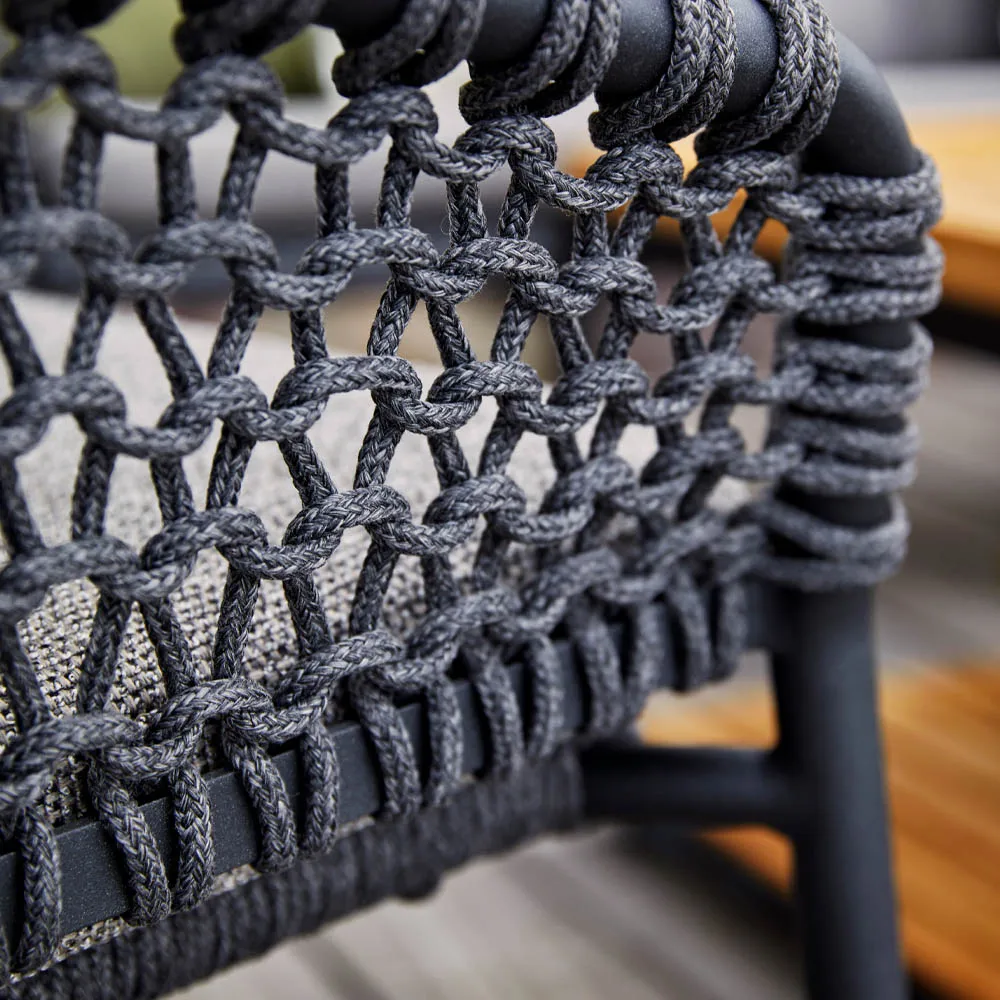 Ocean modulsofa, Dark grey, høyre Cane-line