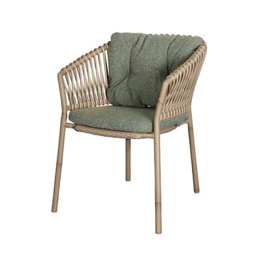 Ocean/Basket/Moments putesett stol - Wove dark green - Cane-line