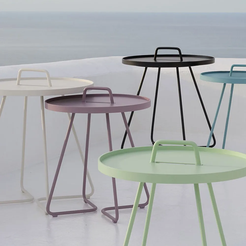 On The Move bord Ø37 cm, Light grey Cane-line