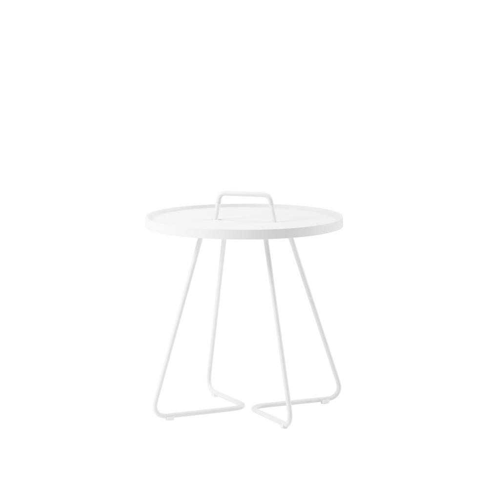 Cane-line On The Move bord Ø37 cm White