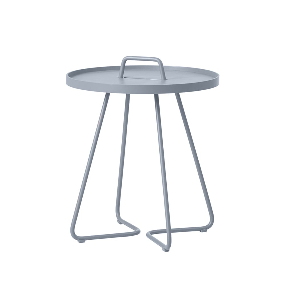 Cane-line On The Move bord Ø52 cm Ligh grey