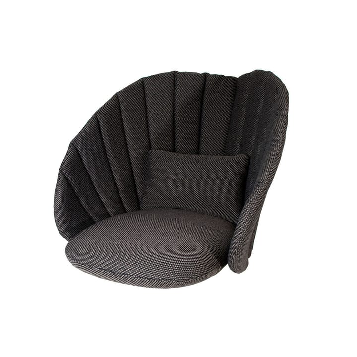 Peacock loungestolpute - Cane-Line focus dark grey - Cane-line