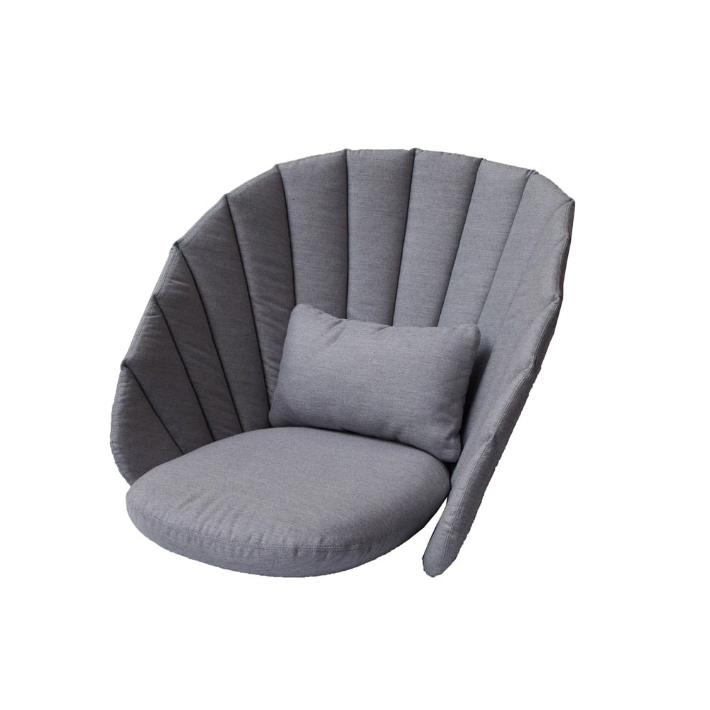 Cane-line Peacock loungestolpute Cane-Line Natté grey