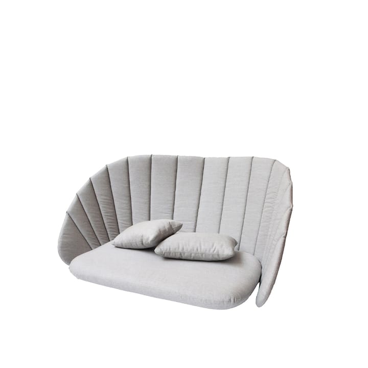Peacock sofa 2-seter - putesett - Cane-line natté light grey - Cane-line