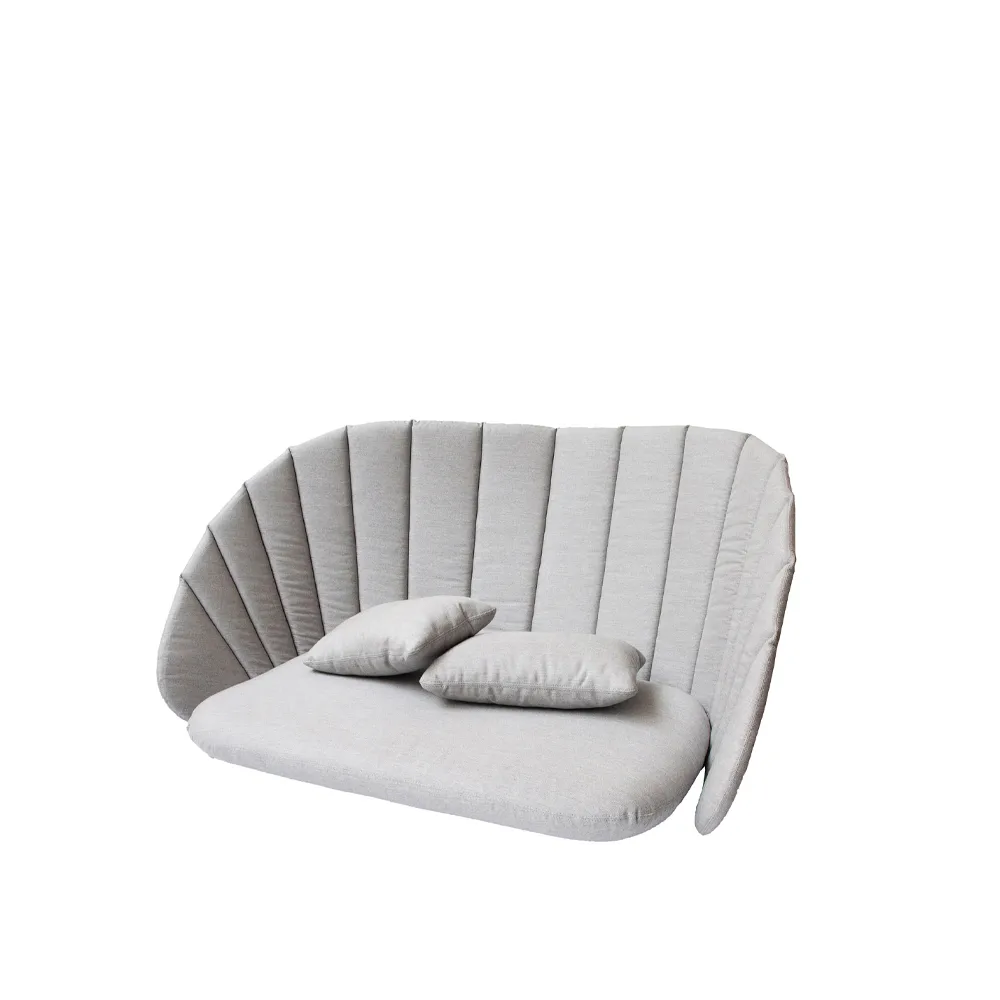 Cane-line Peacock sofa 2-seter - putesett Cane-line natté light grey