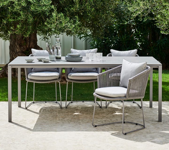 Pure bord 200x100 cm Basalt grå-taupe Cane-line