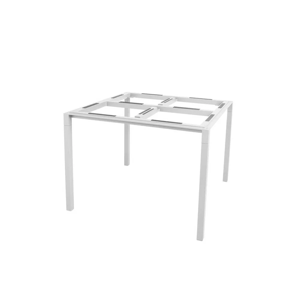 Pure bordunderstell 100x100x73 cm, White Cane-line