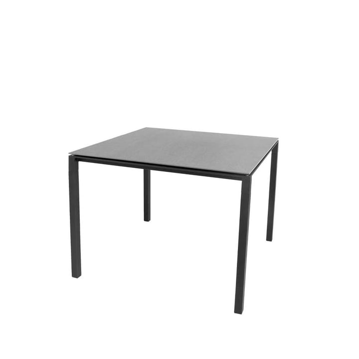 Pure spisebord - Basalt grey-lava grey 100x100 cm - Cane-line