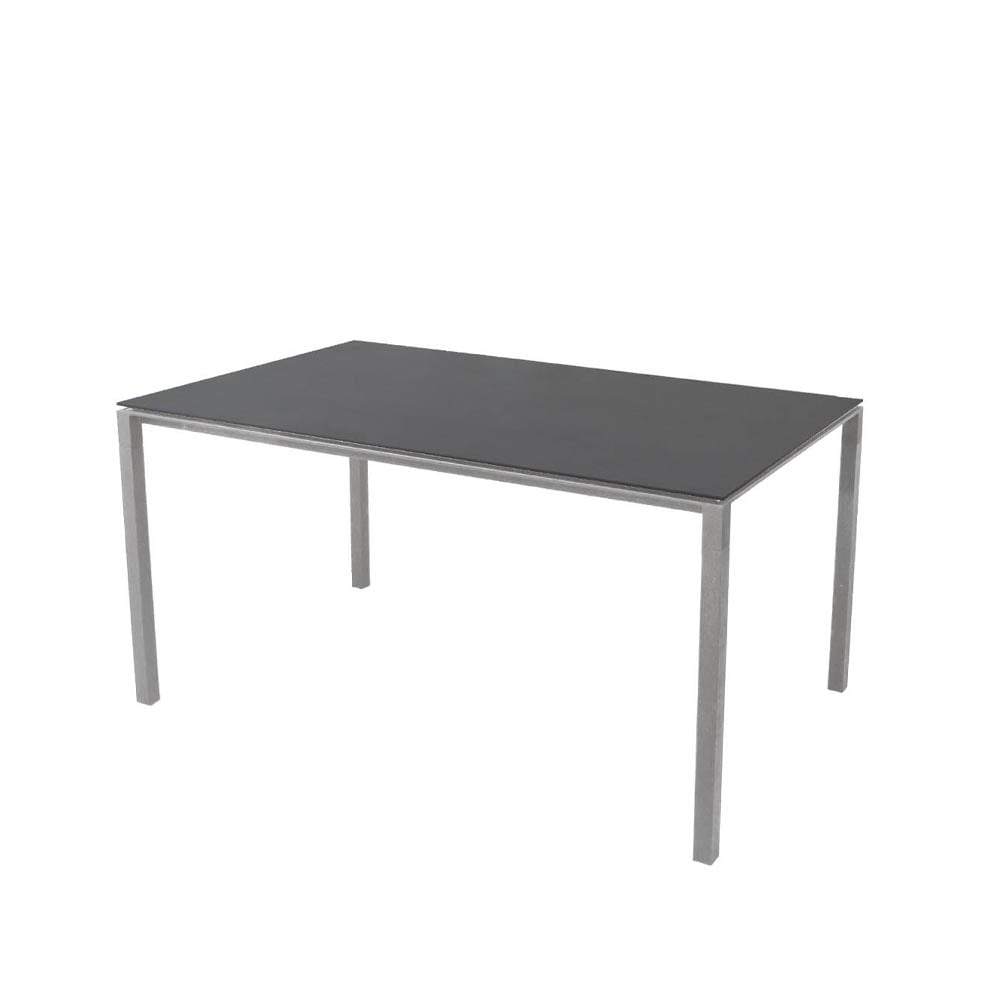 Cane-line Pure spisebord Basalt grey-lysegrå 150x90 cm