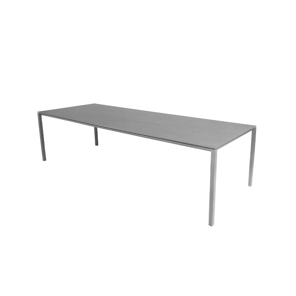 Cane-line Pure spisebord Basalt grey-lysegrå 280x100 cm