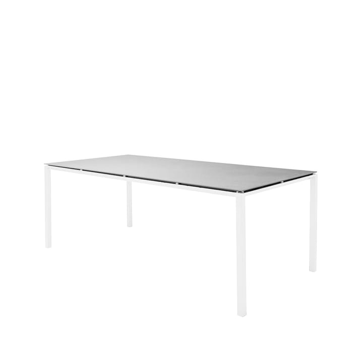 Pure spisebord - Concrete grey-hvit 200x100 cm - Cane-line