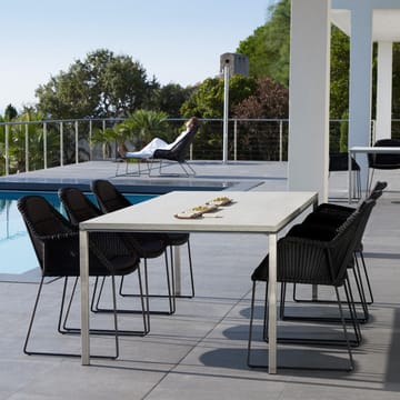 Pure spisebord - Concrete grey- lava grey 150x90 cm - Cane-line