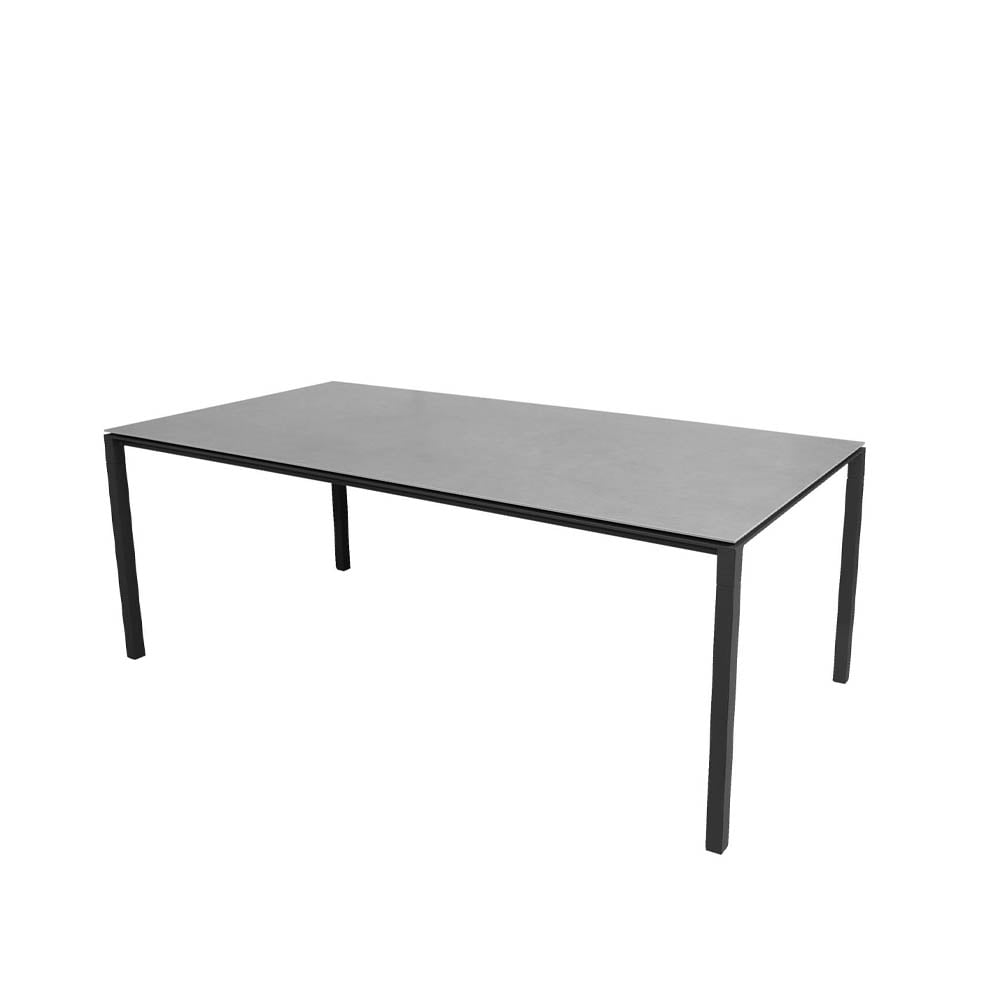 Pure spisebord Concrete grey-lava grey 200x100 cm