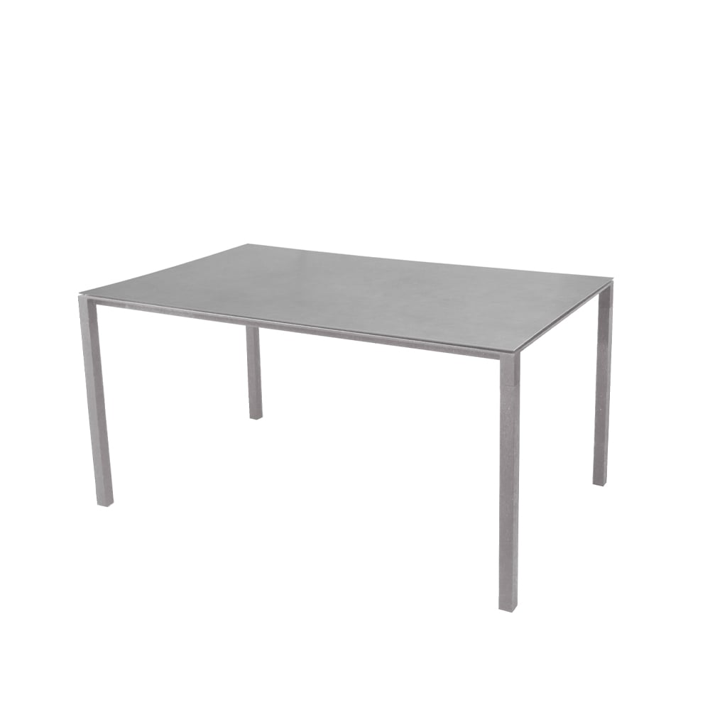Cane-line Pure spisebord Concrete grey-lysegrå 150x90 cm