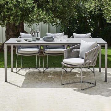 Pure spisebord - Nero-hvit 200x100 cm - Cane-line