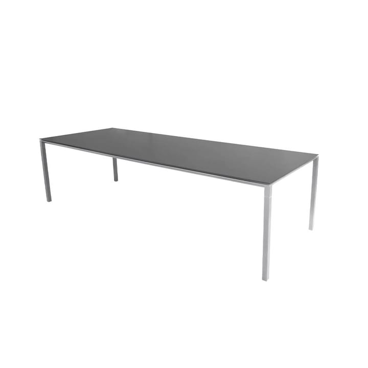 Pure spisebord - Nero-lysegrå 280x100 cm - Cane-line