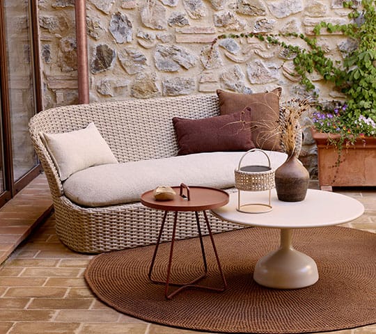 Pute til Coast 2,5-seters sofa, Desert sand (Rise) Cane-line