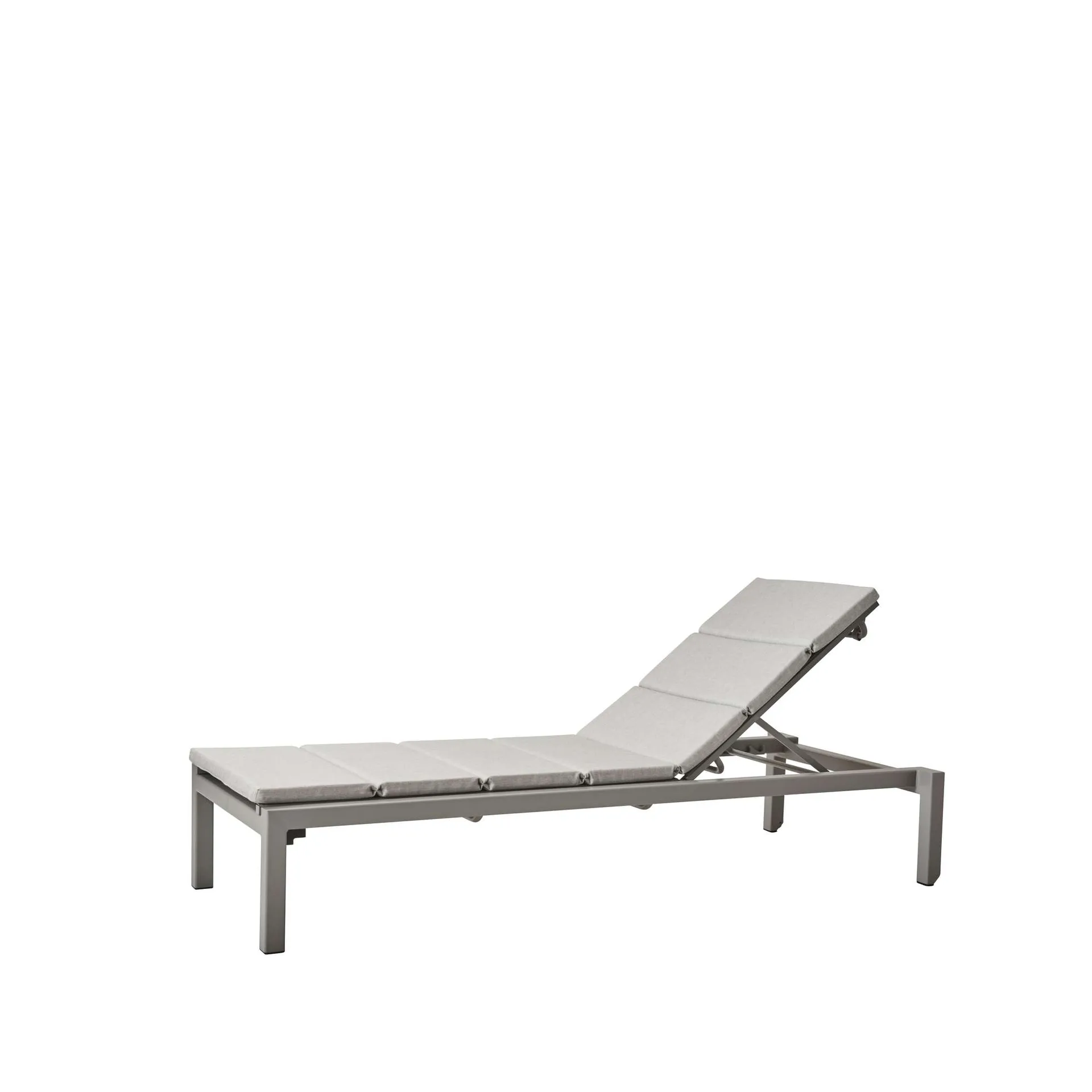 Relax solseng, Cane-Line Natté light grey, inkl pute Cane-line