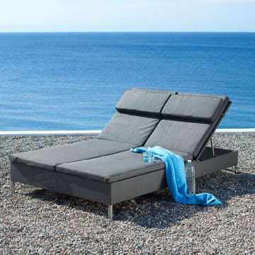Rest solseng - Cane-Line Natté grey, dobbel - Cane-line