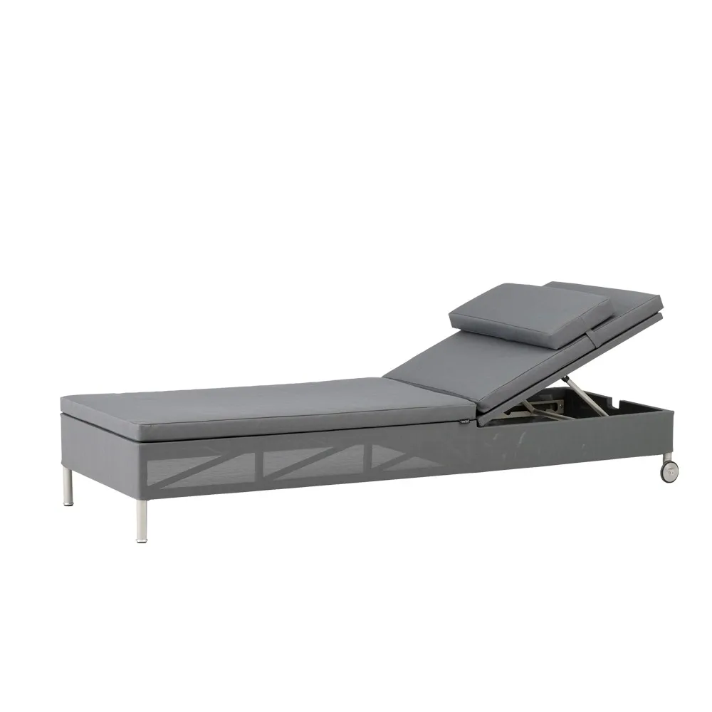 Rest solseng, Cane-Line Natté grey, enkel Cane-line
