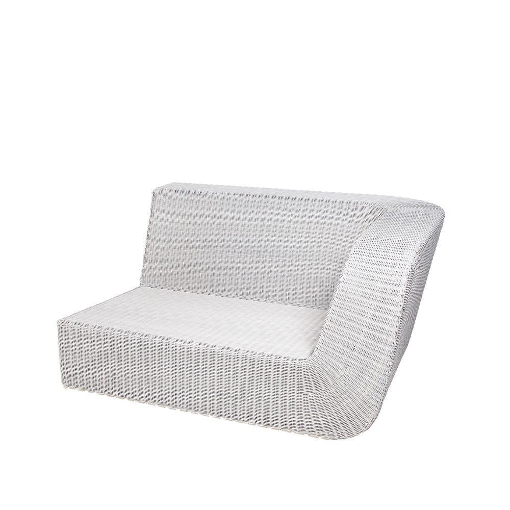 Cane-line Savannah modulsofa White grey, venstre | Skandinavisk Design | Hvit