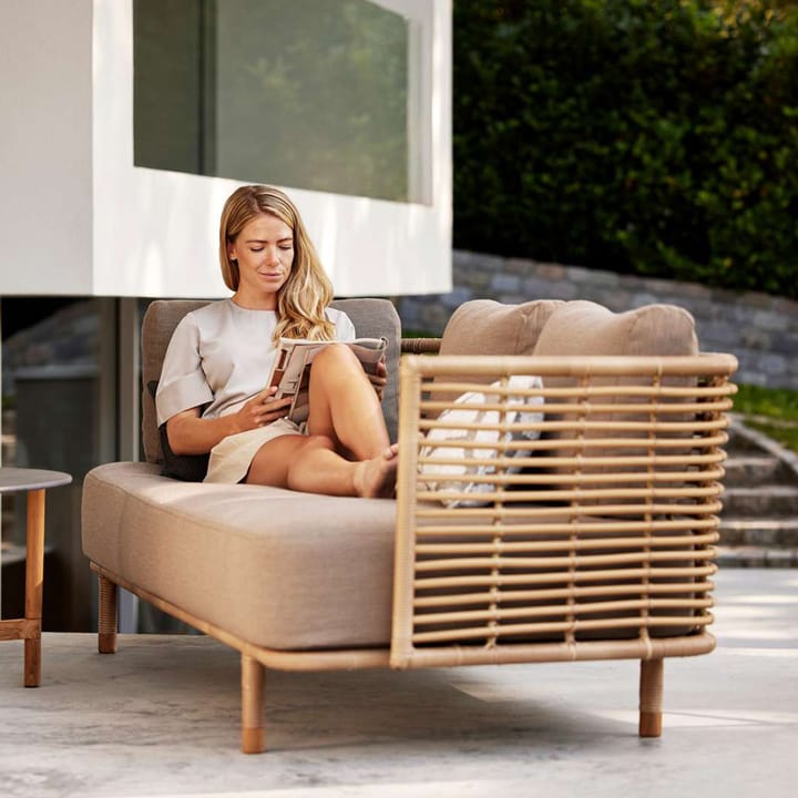 Sense sofa 3-seter weave, AirTouch taupe Cane-line