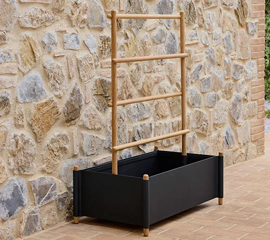 Sticks blomsterkasse 57x103 cm, Lava grey Cane-line