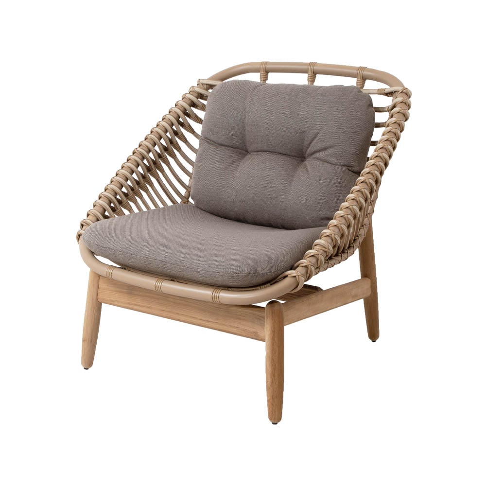 Bilde av Cane-line String loungestol Cane-Line Airtouch taupe-teak