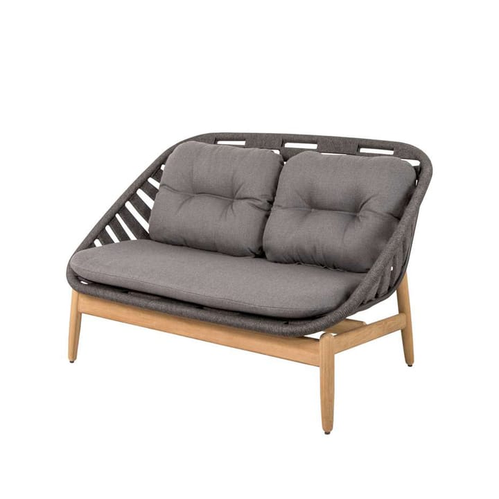 Strington 2-seters sofa teak - Cane-Line AirTouch grey - Cane-line