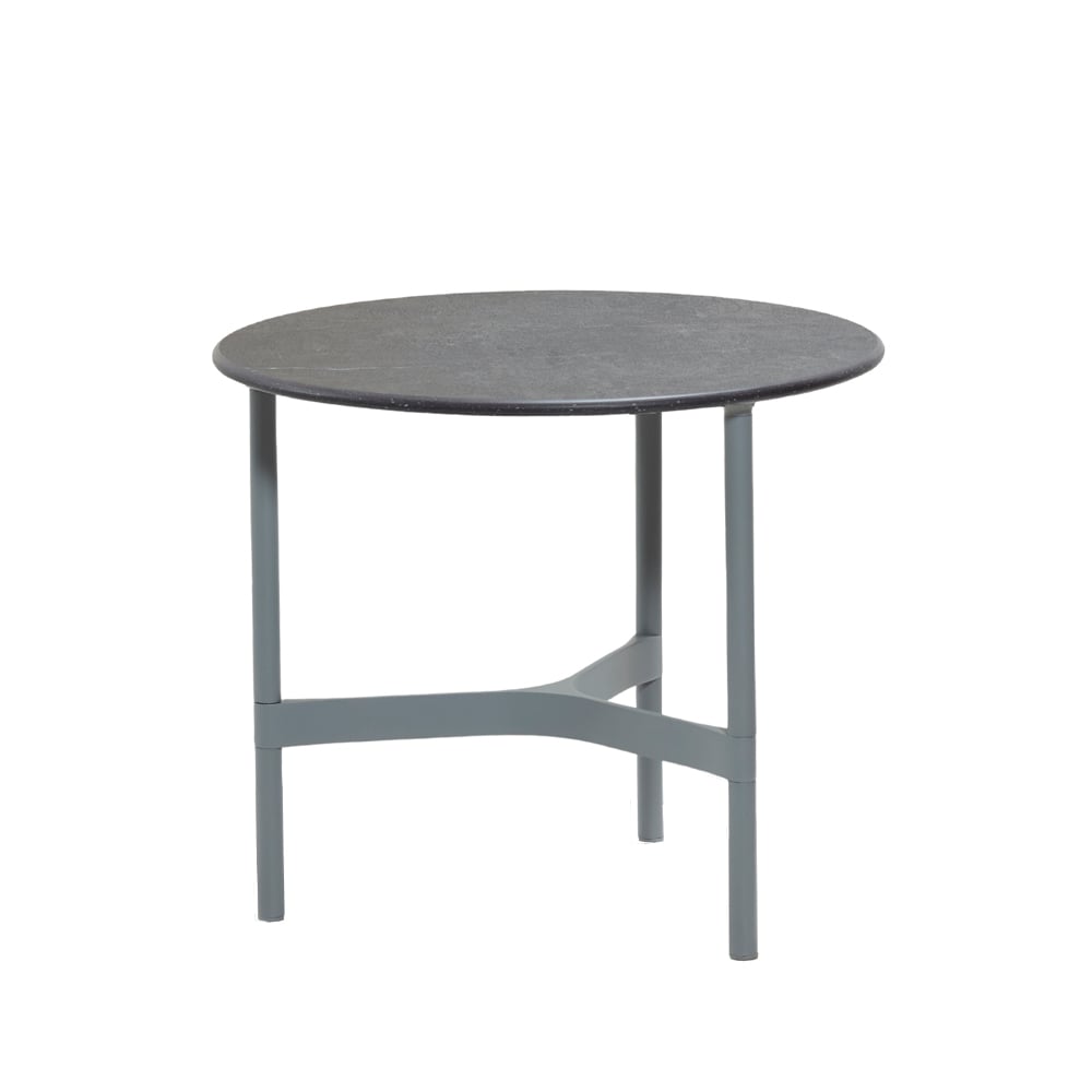 Twist sofabord Small Ø45 cm Fossil black-light grey